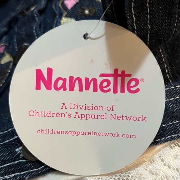 Nannette Kids Jean Jacket and matching Kitty Top Size 12M - Picture 5 of 9
